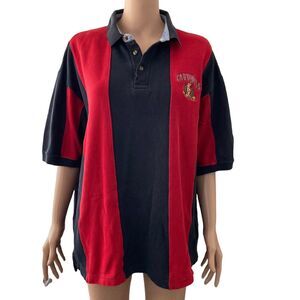 Vintage 90s St Louis Cardinals Polo Shirt B Resort Mens Large Red Black